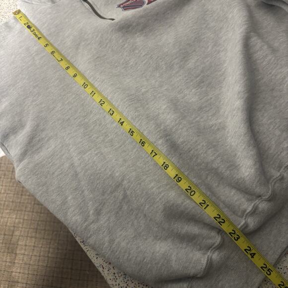 Vintage 90’s K-Swiss National Tennis Team Quarter Zip Grey Sweatshirt XL - Picture 8 of 9